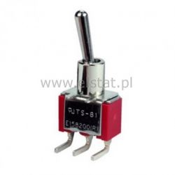 MTS 103 Przeł.hebel. ON-OFF-ON 3-poz. PCB kątowy
