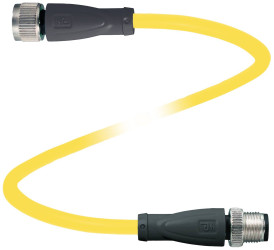 Pepperl+Fuchs 268403 Złącze konfekcjonowane czujnika/aktuatora V1-G-42-YE5M-PUR-V1-G, piny: 4, 4, 5 m, 1 szt.