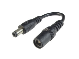 Adapter wtyk DC 2.1/5.5 na gniazdo 2.1/5.5 z odwróceniem polaryzacji