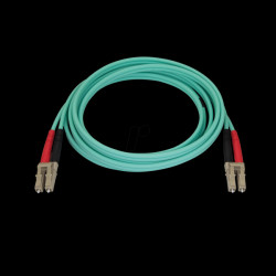 450FBLCLC2 Fiber Optic Cable 2m Aqua MM 50/125 OM4