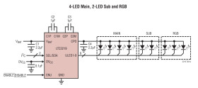 250mA Universal Nine Channel LED Driver