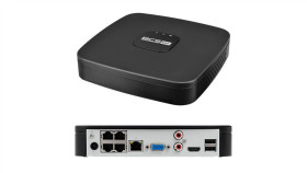 Rejestrator Ip 8-Kanałowy 8 Mpix Bcs-L-Snvr0801-4Ke-8P