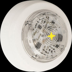 SOLXAFCLWS Solista Maxi, white, amber flash, clear lens, SB