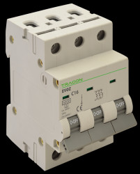 Wyłącznik nadprądowy 3P charakterystyka C 16A Tracon