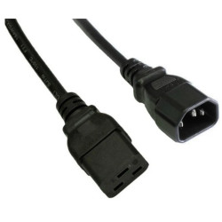 Kabel zasilający przedłużacz serwerowy Akyga AK-UP-02 CU 3x1mm² IEC C19 / IEC C14 1.8 m
