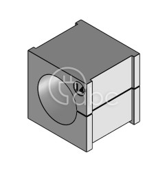 Moduł uszczelniający KT mały, KT 14, z otworem 1x14-15 mm, 41214