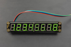 DFRobot Gravity: 8-Digital LED Segment Display Module (Green)