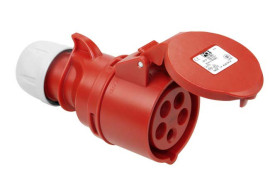 Gniazdo przenośne SHARK IP44 32A 400V 3P+Z+N PCE 225-6