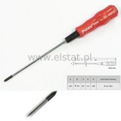 Wkrętak krzyżowy zwykły 1x100 Pro'sKit 9410B