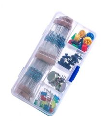 Zestaw startowy LED rezystory przyciski potencjometry