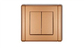 Flexi Łącznik Podwójny Schodowy Złoty Metalik 8Fwp-33