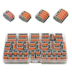 AOQDQDQD PCT-212 213 214 215 Zestaw Szybkich Złączy Przewodowych Ognioodpornych 48V 8A Łatwa Instalacja Wiele Użyć Złącza Elektr