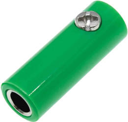Gniazdo bananowe Żeński Śruba typ Gniazdo bananowe Zielony 32A RS PRO rozmiar 4 mm
