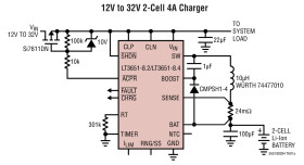 Monolithic 4A High Voltage 2-Cell Li-Ion Battery Charger