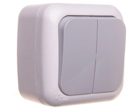 Palmiye Łącznik Świecznikowy 2-Grupowy, Kolor Szary / 90555502