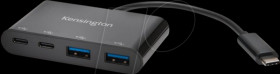 K39124EU USB 3.0 4-port hub, 2x A, 2x C, USB-C connection cable