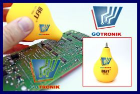 Gruszka czyszcząca duża - żółta