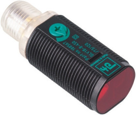 Czujniki fotoelektryczne Dyfuzyjny cylindryczny Pepperl + Fuchs NPN zakres 450 mm LED