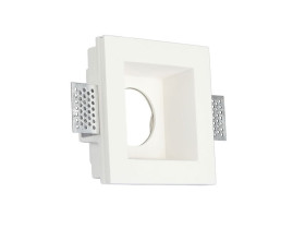 VT-763 Oczko halogenowe Spot trzonek: GU10 gips biała 3649 V-TAC