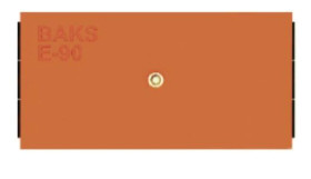 Puszka łączeniowo-rozgałęźna metalowa pomarańczowa E90 PMPO 803060