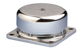 Podstawka antywibracyjna M12 średnica 100mm wysokość całkowita 52mm Nóżka sprężysta żeńska