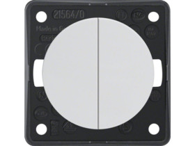 Integro Flow Wyłącznik wieloklawiszowy przyciskowy biały 936752509 HAGER