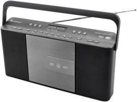 Radio-CD soundmaster RCD1870SW DAB+, fale metrowe (VHF) szary, czarny