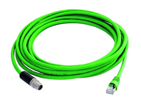 Kabel Ethernet Cat6a długość 7.5m Z zakończeniem Telegartner PUR