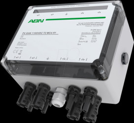 R9L2MC45 PV GAK, with type 2 surge protection, 1100 V DC, 2 MPPT, MC4