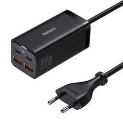 Baseus GaN3 Pro CCGP000101 100W szybka ładowarka sieciowa z 2 gniazdami USB-C PD oraz 2 gniazdami USB