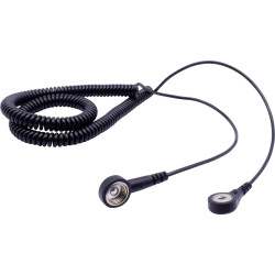 Quadrios 1903EC020 ESD earth cable 3.60 m 10 mm and 4 mm studs and sockets