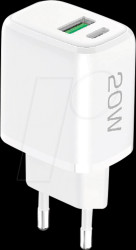 256837 USB (PD) charger, 5 - 12 V, 3 A, USB-C, 20 W