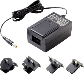 Zasilacz stołowy i wtykowy AC/DC Dehner Elektronik SYS 1888-1809 inkl. Plug-Set EU/US/UK/AU + Anschlusskabel IEC 60320 C