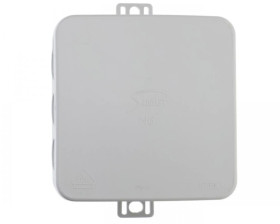 Puszka n/t hermetyczna pusta 85x85x38mm IP54 z dławicą zintegrowaną szara N6 83006002
