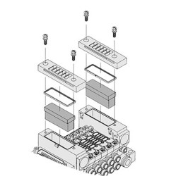 Zespół złączy SMC Tłumik VQ2000