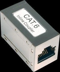 Modular coupling, RJ45 socket/socket, cat. 6
