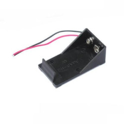 UCHWYT BATERII 9V 6F22 otwarty 2-przew.