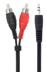 Przyłącze Jack 3.5st - 2xRCA - 7.5m