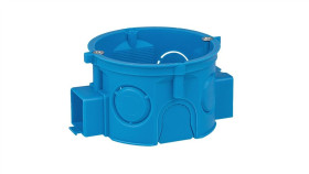 Puszka Płytka 60Mm P/T 41Mm Ze Śrubami Niebieski S60kw 34068203