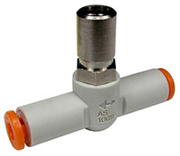 Regulator przepływu SMC Rura Regulator prędkości AS 1/4cal