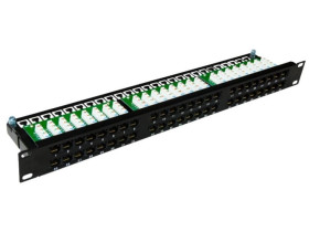 Patch panel OPTIMUM UTP kat.6 48 portów LSA 1U ALANTEC - ALANTEC