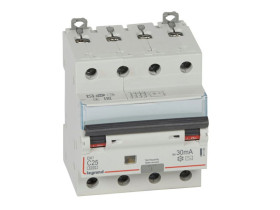 Wyłącznik różnicowoprądowy z członem nadprądowym C 25A 3P+N 30mA typ AC P314 DX3 411188 LEGRAND