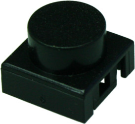 Cap, round, Ø 8 mm, (H) 3.5 mm, black, for short-stroke pushbutton KSA, Y330080900P