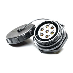 Złącze wielostykowe przemysłowe 7-pinowe Montaż tylny Gniazdo RS PRO