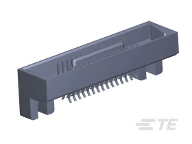 Listwa stykowa PCB 100-pinowe 2-5318 raster: 1.27 mm Kąt prosty 2-rzędowe TE Connectivity Płyta60 V W osłonie