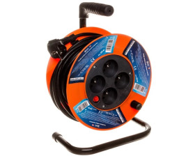 Przedłużacz bębnowy 4-gniazda z/u 15m H05VV-F 3x1 P194151