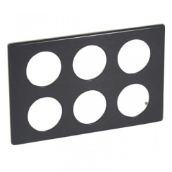 CELIANE Ramka sześciokrotna 2x3 uniwersalna węgiel 068990