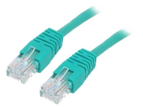 Patch cord U/UTP, Cat 5e, RJ45 wtyk z obu stron, linka, CCA, 2m PP12-2M/G