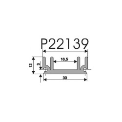 Radiator A22139 L-3cm P22139 L-3cm
