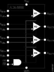 3 V LVDS Quad CMOS Differential Line Receiver